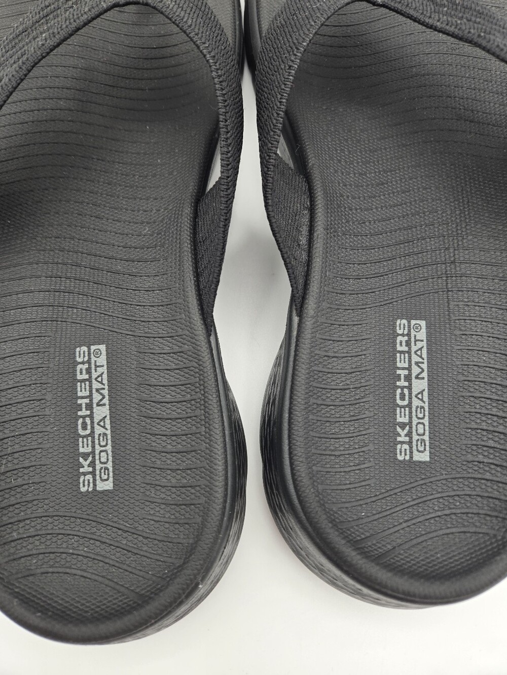 Skechers Go Walk Flex Sandal Splendor Black Comfort Flip Flops Womens Size 10 - Picture 10 of 13